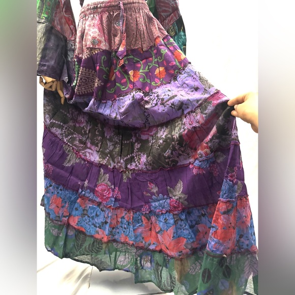 Colorful Bohemian Maxi Dress - Picture 3 of 6